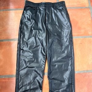 Abercrombie leather pants